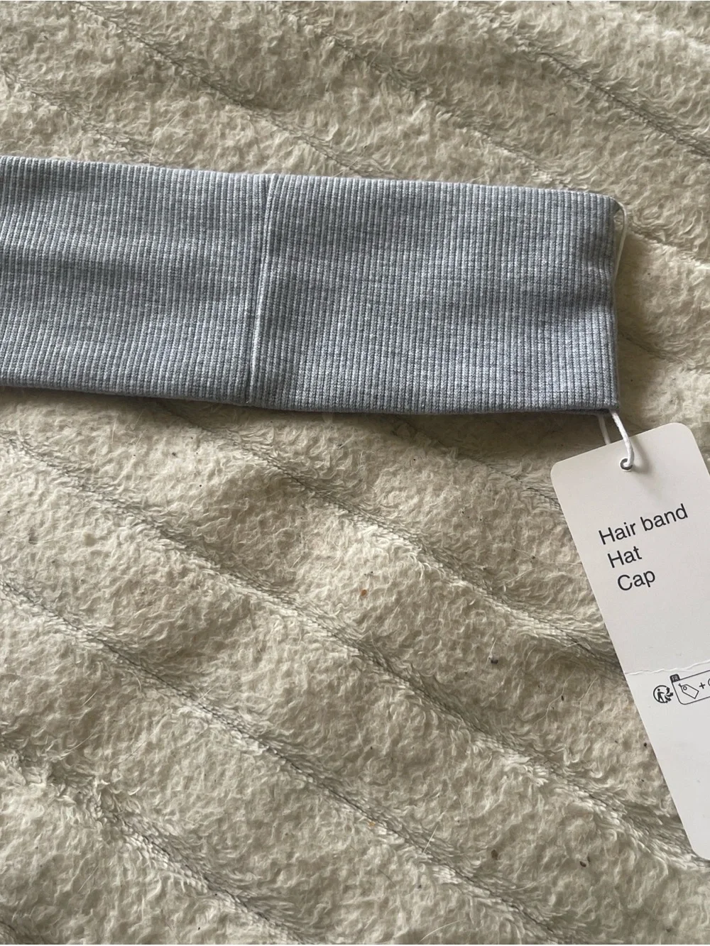 ALO Yoga Grey Logo Headband